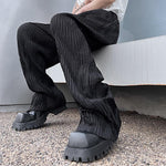Thin Pleated Elastic Waist Casual Pants