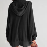 Zeagoo Women's Cardigan Zipper Sweater Loungewear Outerwear Hoodie Long Jacket