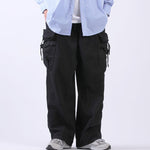 Retro Pendant Loose Wide-leg Pants