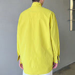 Stand Collar Button Long Sleeve Loose Shirt