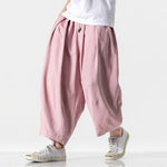 Straight-leg Casual Retro Lantern Pants