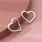 Golden Heart Stainless Steel Earrings