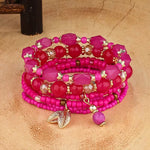Elegant Crown Pearl Bracelet Set