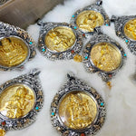 Buddha Stones Chinese Zodiac Natal Buddha Thangka Nine Palaces Eight Diagrams Wealth Rotatable Necklace Pendant