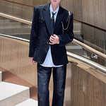 Gypsophila Pearl Necklace Casual Suit Jacket
