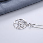 Buddha Stones The Tree of Life 925 Sterling Silver Creation Necklace Pendant