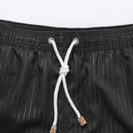 Blue Quick-drying Striped Beach Shorts