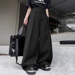 Loose Wide-leg Draped Straight-leg Suit Trousers