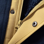 Polar Fleece Panel Stand Collar Jacket