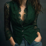 Teresa - Blazer con Mangas Semitransparentes