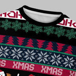 Men's snowman print Christmas round neck T-shirt