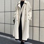 Drape Loose Over-kneeTrench Coat