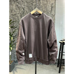 Crew Neck Loose Drop Shoulder Sweatshirt