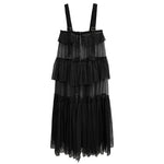 Mesh See-through Cake Suspender Dress