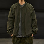 Retro Solid Color Loose Jacket