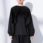 Vintage Loose Lantern Sleeve Shirt