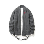 Knit Embroidered Loose Casual Cardigan