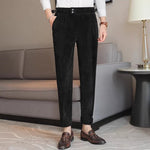 Chenille Naples Casual Straight-leg Suit Trousers