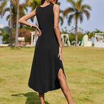 Zeagoo Women Casual Summer Dress Pleated Sundress
