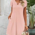 Zeagoo Women's Casual A-Line Dresses with Pockets Floral Tshirt Dress