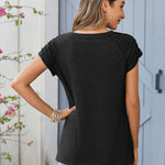 Zeagoo Short Sleeve Shirts Loose Fit V Neck T Shirts