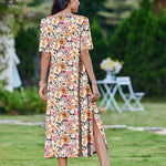 Zeagoo Women Floral Summer Dress Casual Beach Dress