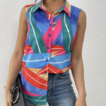 Zeagoo Sleeveless Blouses Casual Button Down Shirts