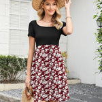 Zeagoo Summer Dress Women's Dresses Short Sleeve Dress (DE Only)