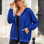 Zeagoo Lightweight Hoodies Full Zip Up Oversized Sweatshirts