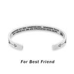 Buddha Stones Inspirational Bracelets Personalized Gift for Her Him Engraved Mantra Cuff Bangle Crown Jewelry (Extra 40% Off | USE CODE: FS40)
