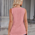 Zeagoo Women Summer Tops Cute Tank Tops V Neck 2024 Trendy Fashion Sleeveless Shirts
