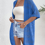 Zeagoo Short Sleeve Boho Oversized Knitted Cardigan