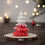Christmas Tree Scented Soy Wax Candle Gift For Family Friends