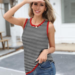 Zeagoo Sweater Vest Women Crew Neck Sleeveless Tank Tops