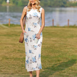 Zeagoo Maxi Dresses Summer Dress Sleeveless Beach Dress (DE Only)