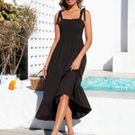 Zeagoo Maxi Dress with Pockets Spaghetti Strap Sundress