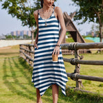 Zeagoo Women Midi Dress Bohemian Beach Cover Up Dress