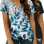 Zeagoo Women Casual Soft V Neck Basic Tee Tops