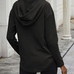 Zeagoo Women's Hoodie Long Sleeve V Neck Pullover Tops (DE Only)