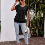 Zeagoo Women's Blouse Batwing Blouse Shirts (DE Only)
