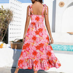 Zeagoo Maxi Dress with Pockets Spaghetti Strap Sundress