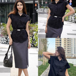 Zeagoo Women's Blouse Casual Short Sleeve Shirt (DE Only)