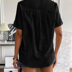 Zeagoo Women Linen Button Down Shirt