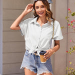 Zeagoo Women's Blouse Short Sleeve Shirts (DE Only)