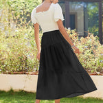 Zeagoo Long Women's Elegant Maxi Skirt with Pockets (DE Only)