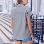 Zeagoo Short Sleeve Summer Tops Casual Button Down Shirts