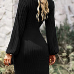 Zeagoo Women's Casual Knit Dress Long Sleeve Bodycon Dress