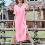 Zeagoo Women Floral Summer Dress Casual Beach Dress