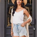 Zeagoo Tank Top V-Neck Sleeveless Summer Tops (DE Only)