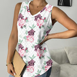 Zeagoo Women Eyelet Tank Tops Sleeveless Shirts V Neck Cute Top